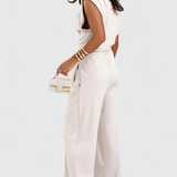 CATALINA™ – Conjunto asimétrico de dos piezas con pantalón palazzo