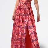Isa Luna | Vestido Floral con Espalda Descubierta
