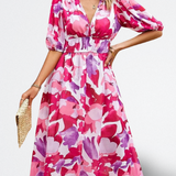 Capri | Vestido Midi Abstracto
