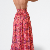 Isa Luna | Vestido Floral con Espalda Descubierta