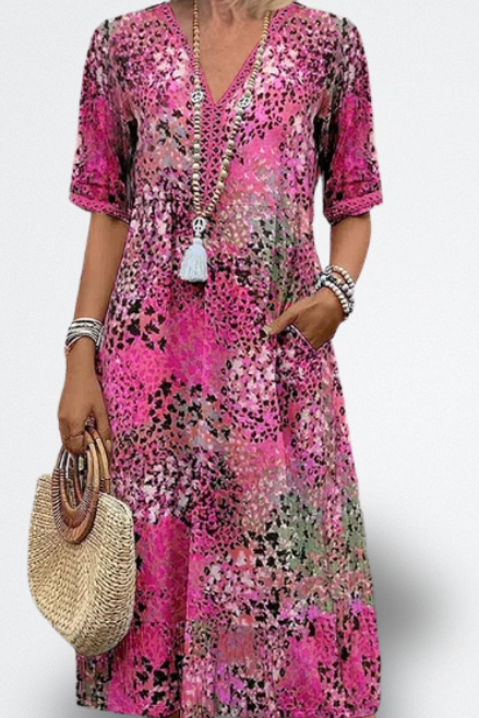 Florencia Vestido Midi Vibrante