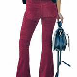 Soledad | Pantalones Acampanados de Pana