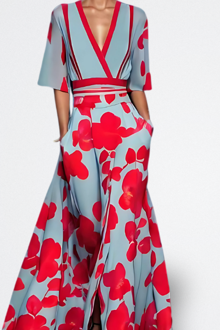 Elena | Vestido Elegante de Manga Corta