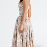 Cielle | Vestido Floral con Corsé