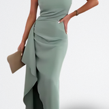 Selene Vestido Asimétrico con Volante