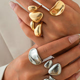 Anillos Irregulares de Metal
