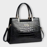 TRINIDAD™ – Bolso efecto cocodrilo brillante