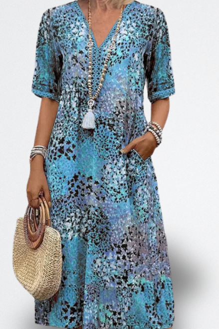 Florencia Vestido Midi Vibrante