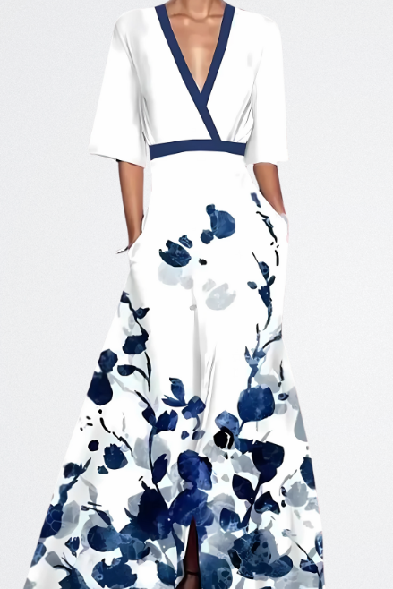 Elena | Vestido Elegante de Manga Corta