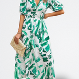 Capri | Vestido Midi Abstracto