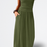 Mara Vestido Midi Sin Tirantes