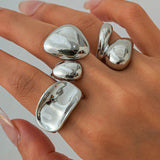 Anillos Irregulares de Metal