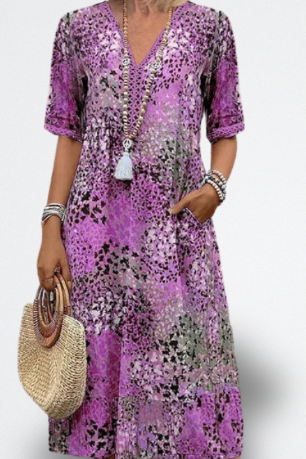 Florencia Vestido Midi Vibrante