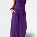 Mara Vestido Midi Sin Tirantes