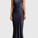 Lucra Vestido Maxi con Tirantes Diagonales y Espalda Descubierta