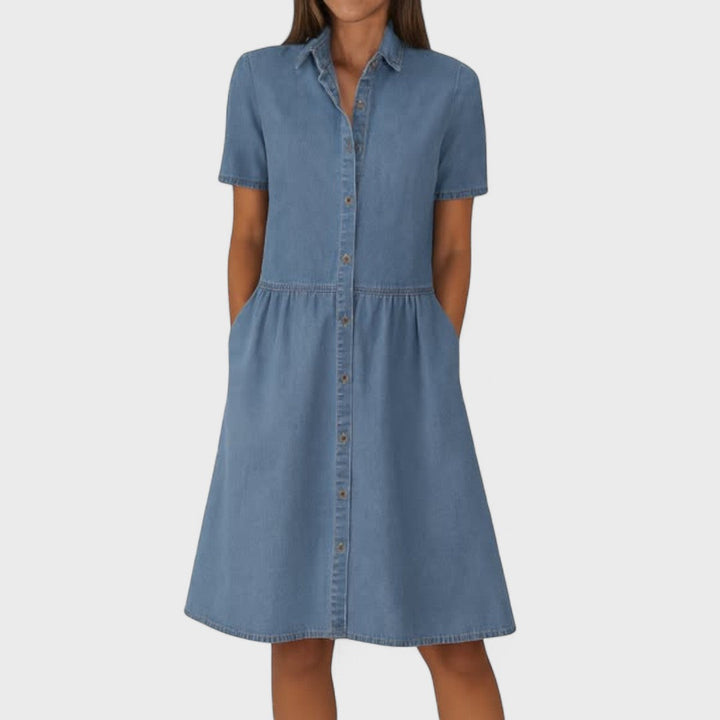 Izabella – ledig jeansklänning