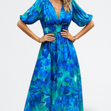 Capri | Vestido Midi Abstracto