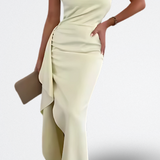Selene Vestido Asimétrico con Volante