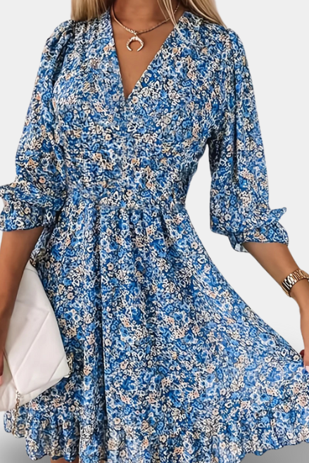Barbara Vestido de Verano para Mujer -Tejido Ligero y Casual