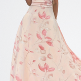 Sorelle Vestido Largo Elegante con Flore