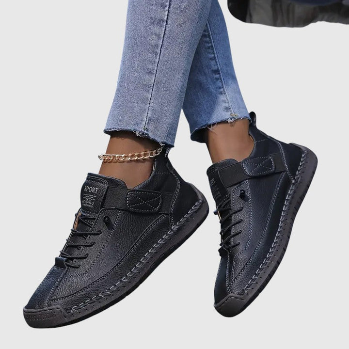 Elira – bekväma och stödjande skinnsneakers för dam