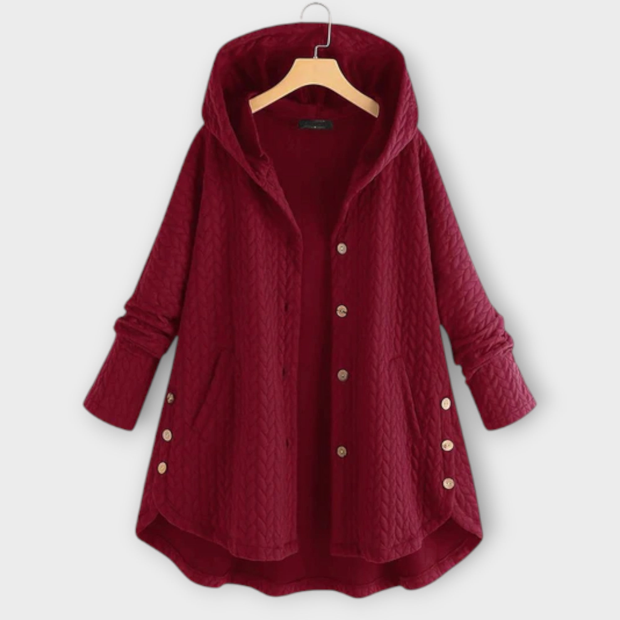 Leslie - Chaqueta de Botones Cálida