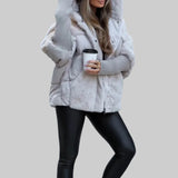 Raven | Chaqueta bomber con capucha moderna y lujosa