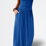 Mara Vestido Midi Sin Tirantes