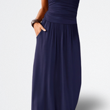 Mara Vestido Midi Sin Tirantes
