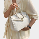 CAMILA™ – Bolso de mano en piel efecto cocodrilo