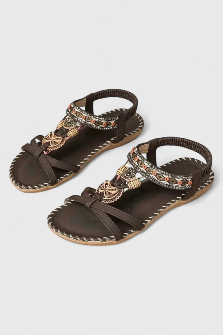 Lera Sandalias bohemias planas