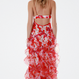 Carmen Vestido Romántico de Fiesta Floral