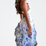 Carmen Vestido Romántico de Fiesta Floral