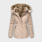 Emine - Chaqueta de Forro de Piel Acogedora