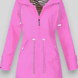 Chaqueta de Lluvia Impermeable Aria Estilosa para Uso Diario