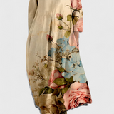 Anne Vestido de Malla con Escote en V