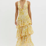 Faye™ | Vestido Midi Recto Bloom