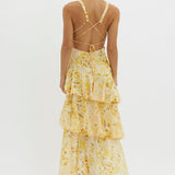Faye™ | Vestido Midi Recto Bloom