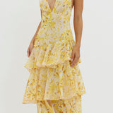 Faye™ | Vestido Midi Recto Bloom