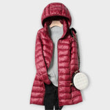 Annika - Chaqueta de plumas ultraligera e impermeable
