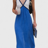 Diamond Vestido Boho de Verano con Escote en V