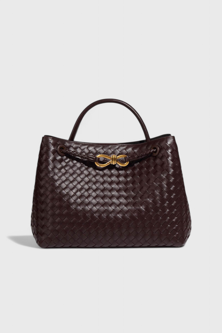 Bolsa Diaria Tejida Índigo