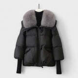 Lucyna - Chaqueta Elegante con Piel