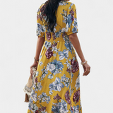 Bonnie Vestido de Verano con Estampado Floral y Silueta Definida
