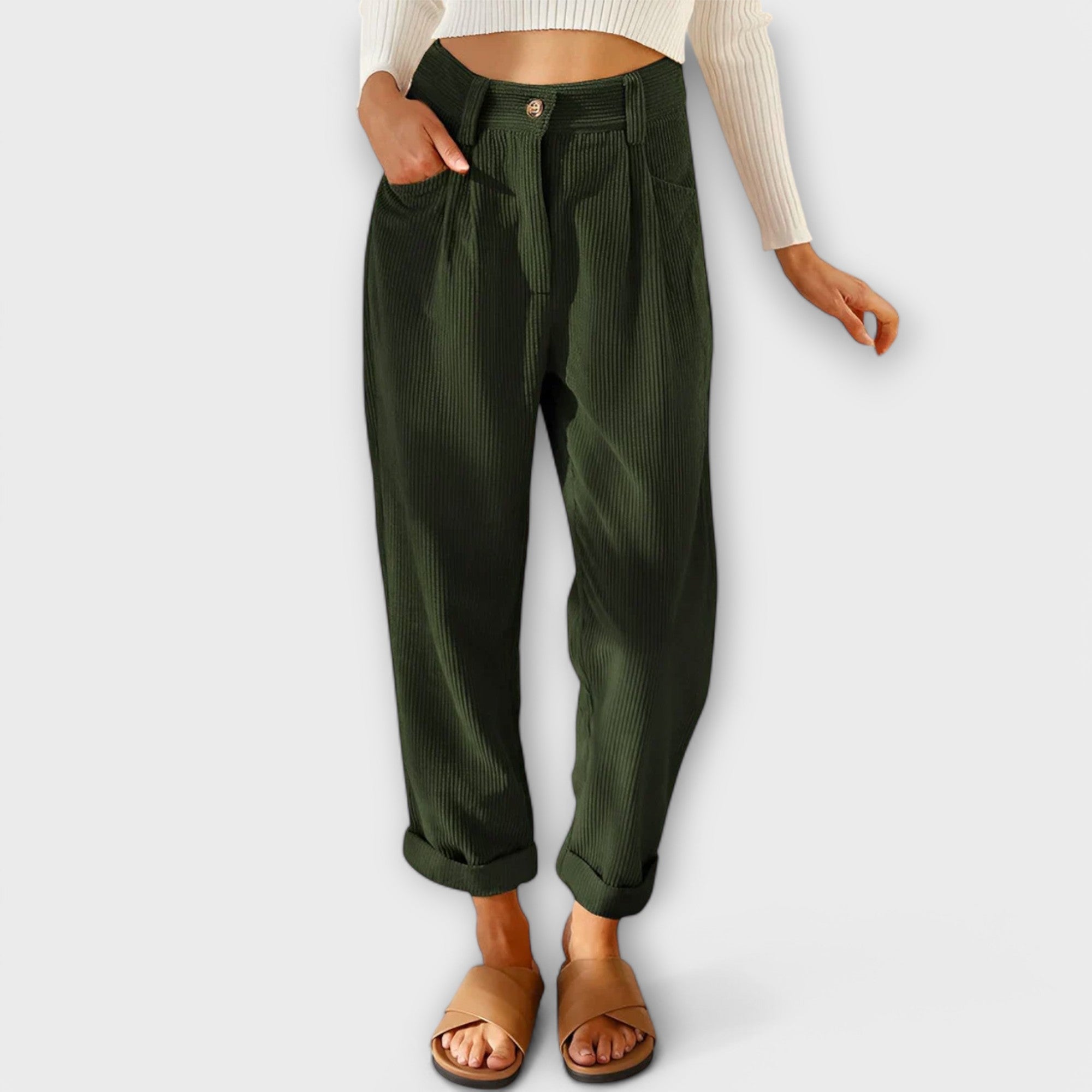 Jana – Pantalón de pana moderno