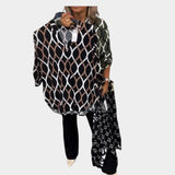 Noor – Blusa con Estampado Gráfico