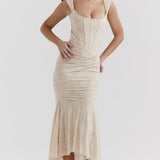 Lily - Vestido largo con corsé