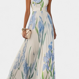 Calanthe Vestido Floral Plisado