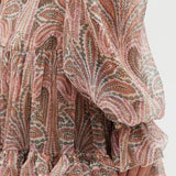 Ayla Vestido Maxi con Estampado Paisley Vintage