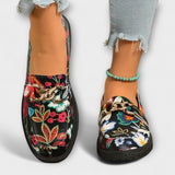 Orla – Mocasines multicolor con estampado floral